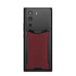 Metavertu 1 Curve Screen Calfskin 5G Web3 Phone – Raspberry Red - Image 3