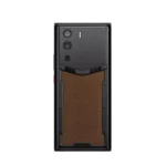Metavertu 1 Curve Screen Calfskin 5G Web3 Phone – Caramel Brown - Image 3