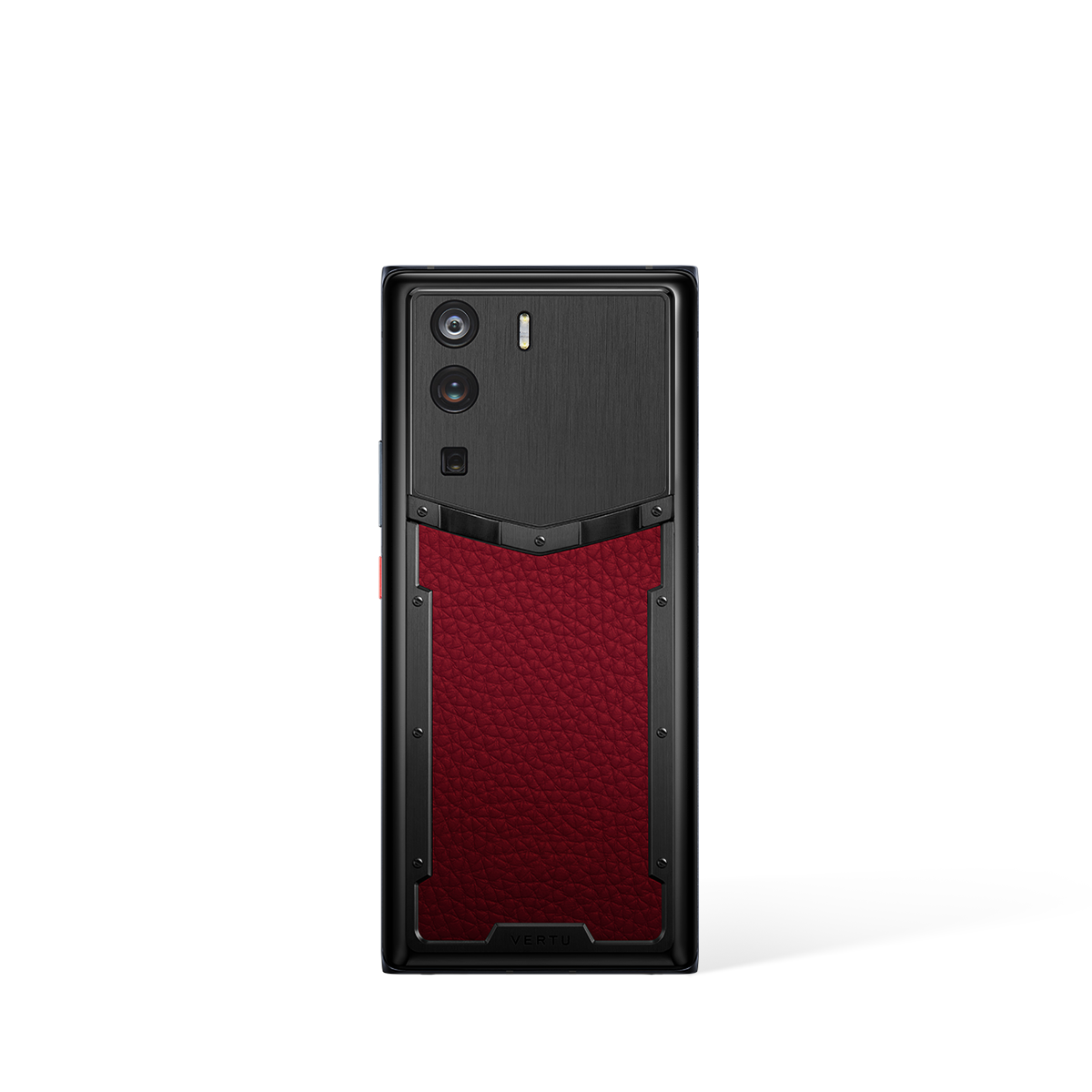 55 Metavertu 1 Curve Screen Calfskin 5G Web3 Phone – Raspberry Red - Image 1
